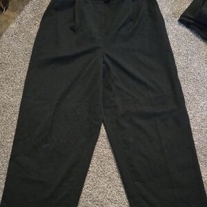 Laura Scott Men's Elegant Black Dress Pants